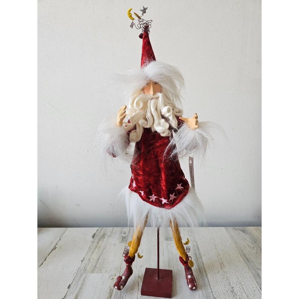 Shabbyโ chic Santa stand figurine statue